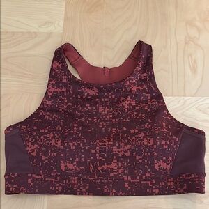 Women's Maroon Drive 3 Pocket Sports Bra